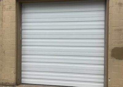 commercial door damaged by vehicle renton wa 3